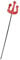 labreeze Red Devil Sequin Fork Glitter Trident Halloween Horror Fancy Dress Party Devil Costume Prop