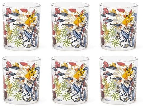Excelsa Afrika Set mit 6 Gläsern, Glas, Fassungsvermögen 250 ml.