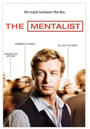 LoueN Poster aus der TV-Serie The Mentalist, Leinwand-Poster, Schlafzimmer, Dekoration, Sport, Landschaft, Büro, Raumdekoration, Geschenk, ungerahmt, 30 x 45 cm, 7 Stück