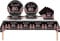 53Pcs Black Rose Gold 80th Happy Birthday Party Tableware Decorations for Her Plastic Table Cloth,7,9inch Paper Plates,Napkins for Women Birthday Table Party Tableware Set for Girls Women Adults