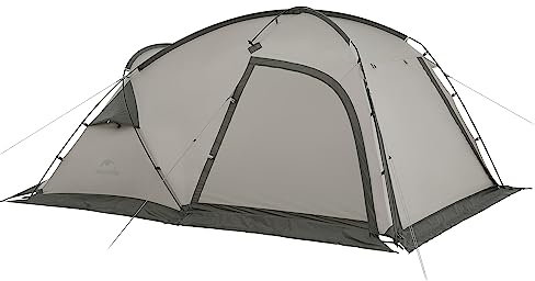Naturehike Zelt 4-6 Personen Ultraleichte Camping Zelt 3-4 Saison Wasserdicht Winddicht Kuppelzelt für Outdoor, Trekking, Rucksackreisen