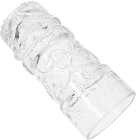 KITANDOVE Bicchiere Decorativo Trasparentper Cocktail e Bevande Tazza Multifunzionalper Latte Succo Per Feste Compleanni e Occasioni Speciali Facile Da Pulire