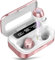 Cuffie Bluetooth, Auricolari Bluetooth 5.3 con Mic Cancellazione Del Rumore 4 ENC, 128 Ore potenti Cuffie in-ear per bassi con display a LED, IP7 impermeabili 2024 Nuovi Auricolari per iOS/Android