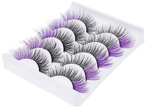 Gogogmee 5paare Künstliche Nerzwimpern Wimpern Mit Box Für Frauen Make-up Wimpern Natürliche Falsche Für Täglichen Gebrauch Und Anlässe