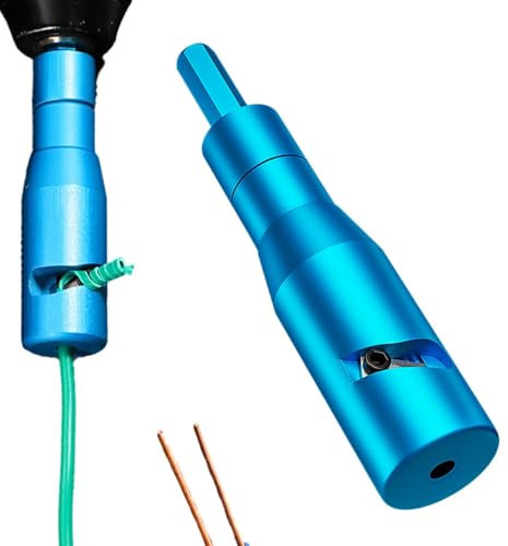 Missmisq Abisolierwerkzeug, Abisolierschneider,Ratschen-Drahtcrimper - Robuste Mehrzweck-Abisolierzange mit ergonomischem Griff und kompakter Hochleistungs-Abisolierzange zum Abisolieren von