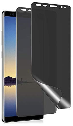 Arrivly 2 Pièces vitre Protection pour Samsung S9 Plus / S8 Plus Protection d'écran confidentielle Anti-Espion Film de Protection d'écran Samsung Galaxy S9+ [Pas de Verre Trempé] Anti Regard