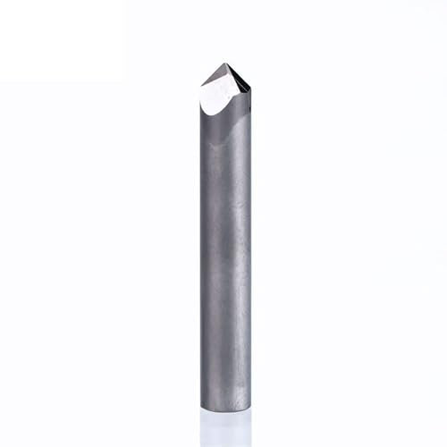 1 Stück 6 mm 6-Kanten-CNC-Fräser-Schaftfräser-Diamant-PCD-Schneidwerkzeuge Steinharter Granit-Schneide-Gravur-Bits 70 90 120 Grad(3692)