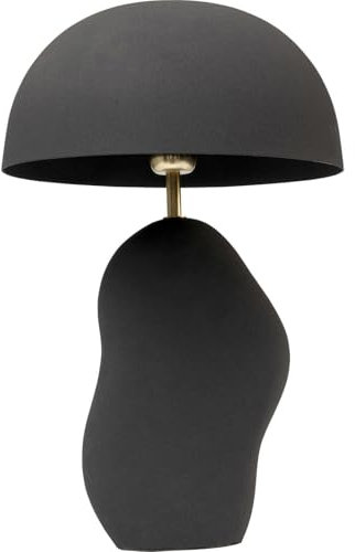 Kare Design, Tischlampe Nube Schwarz, Metall, Skandinavisch, Moderne Tischleuchte, Schreibtischlampe, Büro, Wohnzimmer, Schlafzimmer, Office, keine Leuchtmittel inklusive, 48x30x30 (HxBxT)
