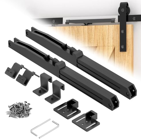 SKMYL Barn Door Soft Close Kit, Damper for 88-132 lbs Flat Track, 2Pcs