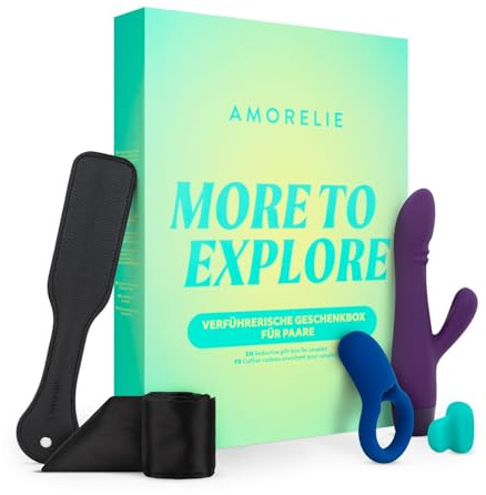 AMORELIE Geschenkbox »MORE TO EXPLORE« – Erotik-Set für Paare, 5-teilig
