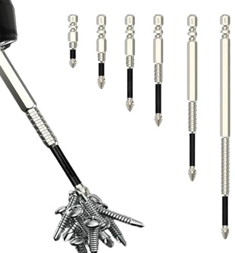 High-Magnetic Screwdriver Drill Bit - Strong Magnetic Durability Screwdriver Drill Bit Set - Powerful Magnetic Electric Drill Head, Magnetic Drill Bit Set (1Set A)