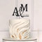 Personalized Wedding Cake Topper, Custom Mr. and Mrs Initial Monogram Wedding Cake Topper with Date, Personalized Initials Cake Plaque