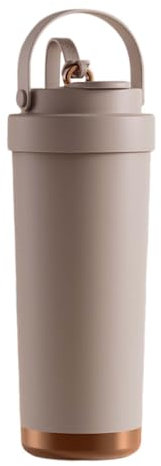 Wasserbecher mit Stroh, Tumbler Keramik große Kapazität, Trinkflasche, 750 ml, leckeres Innenraum von Keramikbeschichtung und ohne Verschüttungsdeckel mit Stroh für die Fitnessschule im Fitnessstudio