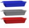 3 Pack Silicone Drip Pan Liners, Heat Resistant Grease Catch Tray, For Weber Grills BBQ Accessories Dishwasher, Outdoor Cooking Accessories