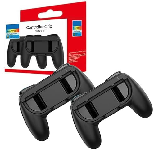 HDOYTXXM Controller Grips Grip Maniglie In Plastica Leggero Giochi Comodi Controllo Plastica Miglioramento Per NS2 Switch 2