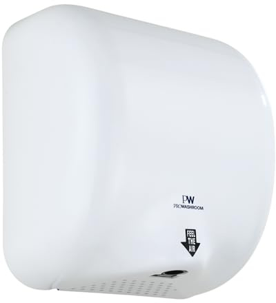 Pro Washroom Ultra-Fast, Energy-Efficient Hand Dryer – Touch-Free, Quiet & Hygienic- 10s Fast Dry - IPX4 Water-Resistant - Compact Wall-Mount Design for Commercial Washrooms