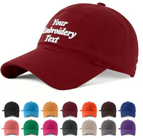 Cap Herren Mit Stickerei,Cap Personalisiert Mit Besticktem Text,Basecap Kappe Baseball Caps Cappy Für Herren Damen