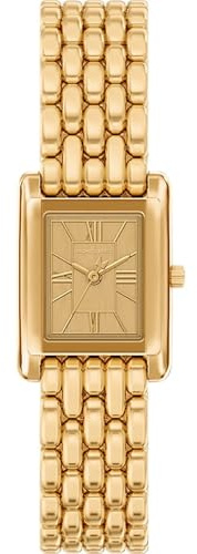 Michael Kors Essex MK4997 Armbanduhr mit drei Zeigern, goldfarben, Edelstahl