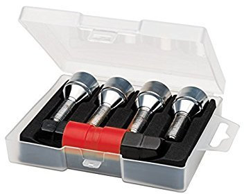 Butzi Chrome Anti Theft Locking Wheel Bolt Nuts & 2 Keys to fit BMW X5 (2007>) (14x1.25 L27)