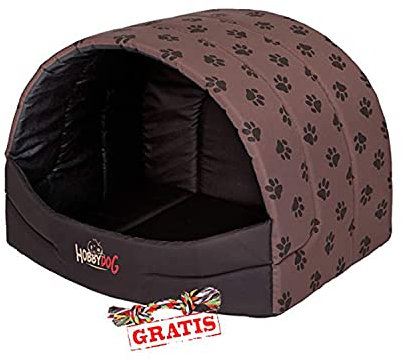 HobbyDog BUSJBL6 Souffleur + Spieltau gratis Hundehöhle Katzenhöhle Hundebett Katzenbett Hundehaus Schlafplatz Hundekorb Hund Haus Hundehütte S-XL (M (50 x 38 cm))