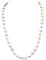 JYX 9-10mm Barock Perlenkette Natürliche Weiße Barocke Suesswasser Perlenkette Einzelstrang 20 Zoll -Barock perlen für Frauen