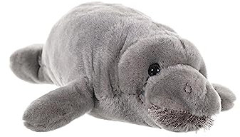 Wild Republic Cuddlekins Mini Seekuh, Stofftier, Baby-Geschenk für Mädchen und Jungen, Kinder Plüschtier, Kuscheltier Für Babys, Spielzeug aus Recyclingmaterial, 20 cm