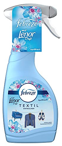 Febreze Aprilfrisch Textilerfrischer 500ml, entfernt Gerüche aus nicht maschinenwaschbaren Textilien und hinterlässt einen leichten Frischeduft