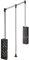 Gedotec Wardrobelift Dämpfung Schrank-Lift Kleiderlift Kleiderstange & Kleider-Schrank - Professional | Kleiderlüfter klappbar schwarz | verstellbar 870-1190 mm | 1 Set - Design Garderoben-Lift 15 kg