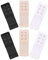 Akstore 6-Piece Women's Soft Comfortable Elastic Bra Extenders - 2 Hook, 3 Row Lady's Bra Extender - One Size