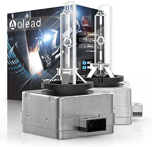 AOLEAD D1S Xenon Brenner Hid Xenon Scheinwerferlampe 12V 35W, 6000K (2 Lampen)