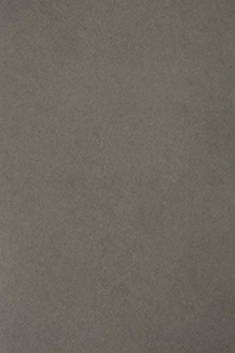 Netuno 25x Tonkarton Anthrazit-Grau DIN A4 210× 297 mm 210g Sirio Color Anthracite Feinkarton Kreativ-Karton farbig Bastel-Bogen Naturkarton für DIY Projekte Visitenkarten