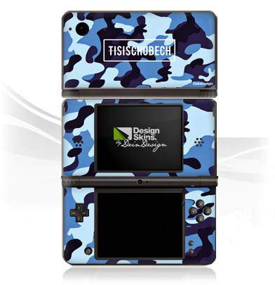 DeinDesign Skin kompatibel mit Nintendo DSi XL Folie Sticker Tisi Schubech Camouflage YouTube