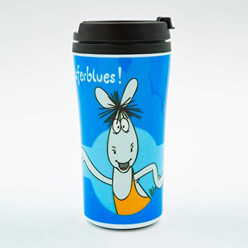 ffle und Pferdle Thermobecher Haferblues - Blau - Polypropylen (PP) - Thermos - 280 ml