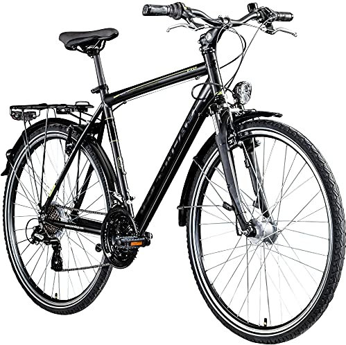ZÜNDAPP T700 700c Trekkingrad Herren Fahrrad Trekking 28 Zoll Trekkingfahrrad StVZO (schwarz, 50 cm)