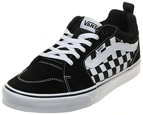 VANS Herren Filmore Sneaker, Checkerboard Black White, 45 EU