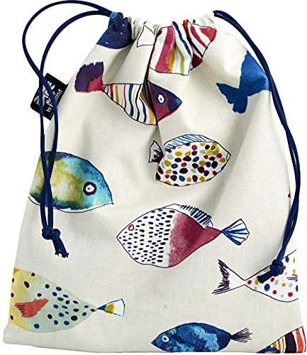 Vagabond Bags Ltd Fancy Fish Tasche mit Kordelzug