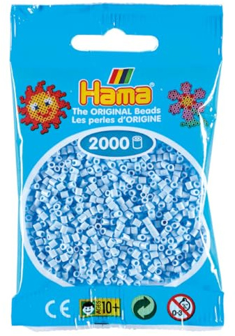 Hama 2000 Mini-Perlen (kleine Perlen Ø 2,5 mm) Glacier