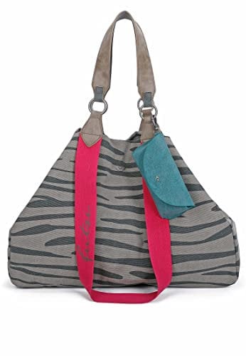 Fritzi aus Preussen Canvas Izzy Bag Zebra Wild
