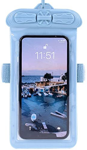 Vaxson Hülle Blau, kompatibel mit iPod Nano 6 nano6, wasserdichte Tasche Handyhülle Waterproof Pouch Case [Nicht Displayschutzfolie Schutzfolie ] Neue