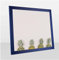 Colorello Deluxe Bilderrahmen Posterrahmen 40x100 cm Panorama und Quadrat Formate Blau Ozeanblau Antireflex Kunstglas