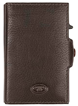 TOM TAILOR bags Jemy Damen Kreditkartenetui Card Slider Leder Mittelgroß Braun