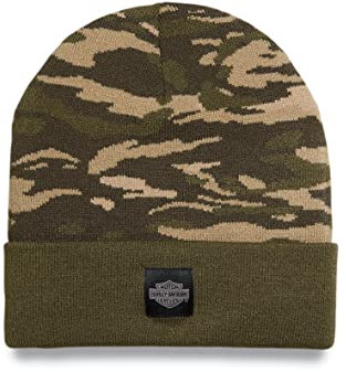 Harley-Davidson Harley Forever Camo Green Beanie Strick Mütze