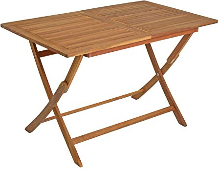 ESTEXO Gartentisch Holztisch Tisch Balkontisch Akazie Holz Esstisch Gartenmöbel Eckig