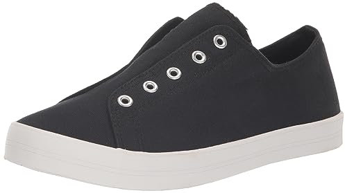 EVANS Damen Sneaker, Schwarz, 41.5 EU Weit