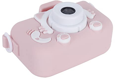 Kinderkamera Kinderkamera Geburtstagsgeschenk für Mädchen Jungen, 2,0-Zoll-IPS-Bildschirm, 40MP Cartoon Cat Photograph-Kamera mit Puzzlespielen, Tragbares Spielzeug mit 32 GB SD-Karte (Pinke Katze)