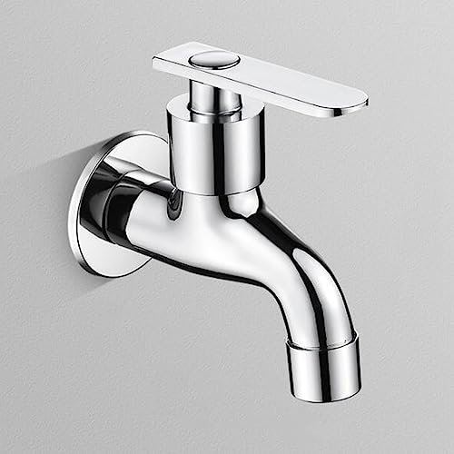 Robinet Lave Main Eau Froide Murale Laiton Froide Eau Robinet Mural Chromé