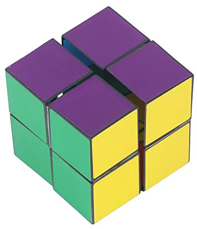 Sluffs Infinity Cube Fidget Desk Toy, Exquisite Case, Geometric Transforming Decompression Colorful Infinity Relief Toy Heavy Cool Gadgets, Adult Fidget Toys