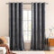 MIULEE Samtvorhang Grau Verdunkelungsvorhang Ösen 2er Set B 140 x H 300cm,Vorhang Blickdicht Vorhänge Samt mit Goldfolie Muster für Deko Schlafzimmer Wohnzimmer Wärmeisolierende Velvet Curtains