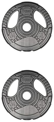 Fidusport® Gewichte Hantelscheiben für Hantelset 2x1,5 kg Scheiben Ø30cm