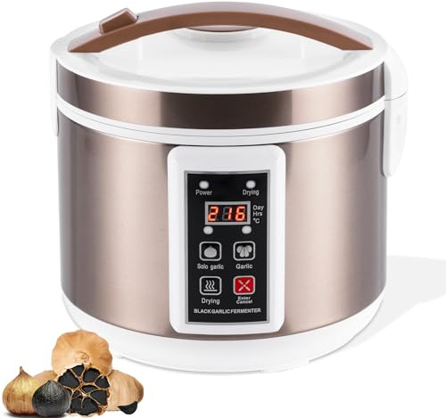 YUCHENGTECH 6L Black Garlic Maker Full Automatic Black Garlic Fermenter Intelligent Control Black Garlics Maker Multiple Clove Garlic DIY Cooker Garlic Black Garlic Ferment Box Pot | Intelligent Control Black Garlics Maker Multiple Clove Garlic DIY Cooker Garlic Black Garlic Ferment Box Pot